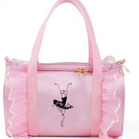 Embroidered Ballet Dance Zipper Duffle Sport Shoulder Bag (Copy)