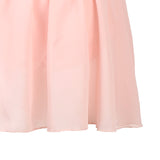 Short Sleeve leotard with Skirt - Pink